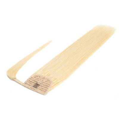 Pago completo Cuticular virgen cruda Cabello alineado cola de caballo 10A 12A grado natural recto