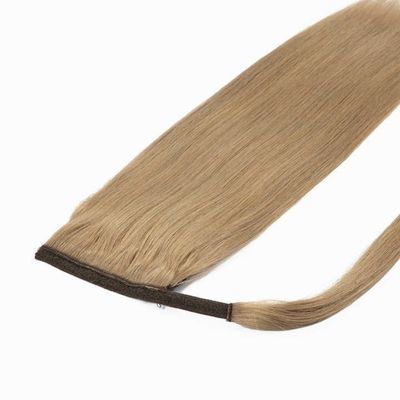 Larga cola de caballo recta Envuelto en el clip de extensiones de pelo Peinado natural Peinado