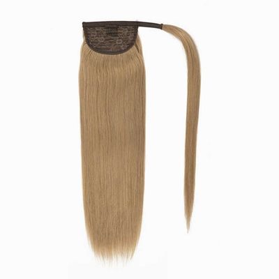 Larga cola de caballo recta Envuelto en el clip de extensiones de pelo Peinado natural Peinado