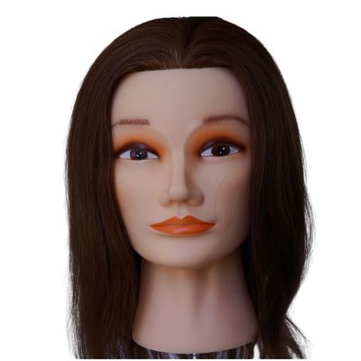 165g de peso Cabeza de entrenamiento para el cabello humano para el peinado realista