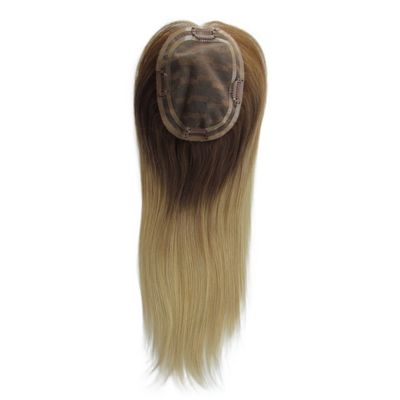 Peinado de pelo humano alineado con la cutícula completa Peruca mono base adecuada para mujeres blancas