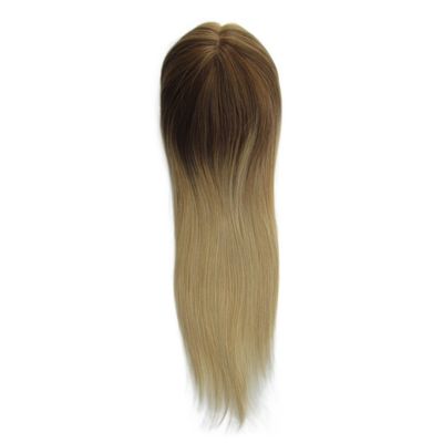 Peinado de pelo humano alineado con la cutícula completa Peruca mono base adecuada para mujeres blancas