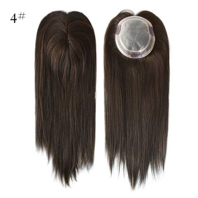 5.5X6 pulgadas de mano Atado doble Mono Top Remy Pelo humano europeo Topper Toupee PU alrededor MT-S1