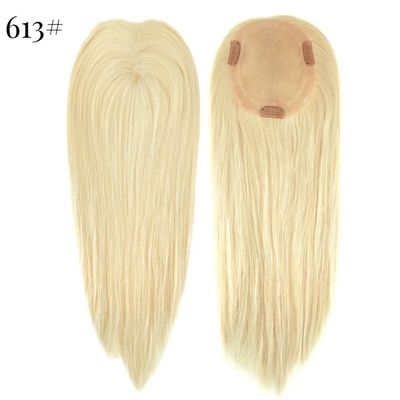 5.5X6 pulgadas de mano Atado doble Mono Top Remy Pelo humano europeo Topper Toupee PU alrededor MT-S1