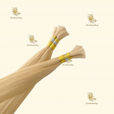 Cabello humano virgen brasileño de 24 pulgadas recto doble dibujado miel extensión de cabello rubio