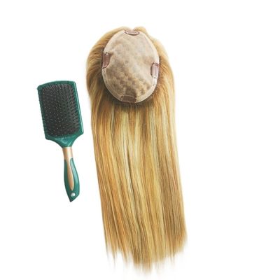 Cabello europeo 100% brasileño de cabello humano para mujeres mono base de seda mujeres toupe