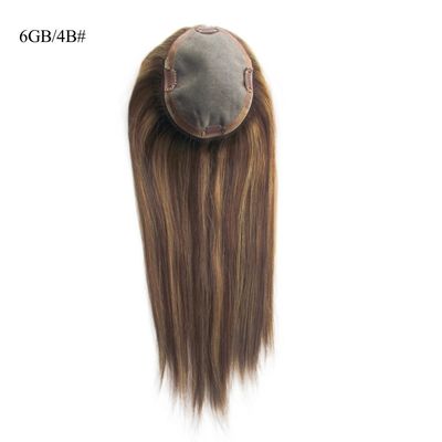 Mono Base Judios Kosher Topper para Mujeres 5.5X6 Prime Prime Cuticle Alineado Pieza de Cabello