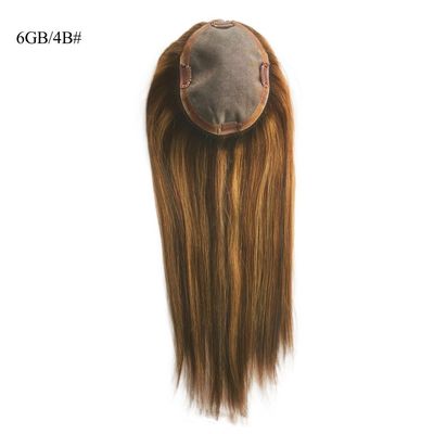 Mono Base Judios Kosher Topper para Mujeres 5.5X6 Prime Prime Cuticle Alineado Pieza de Cabello