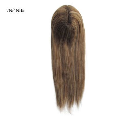 Mono Base Judios Kosher Topper para Mujeres 5.5X6 Prime Prime Cuticle Alineado Pieza de Cabello