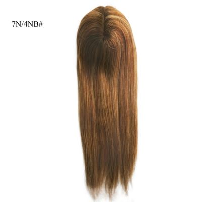 Remy Hair Mono Topper para cabello humano para mujeres de cabello delgado 0.300kg Peso bruto del paquete