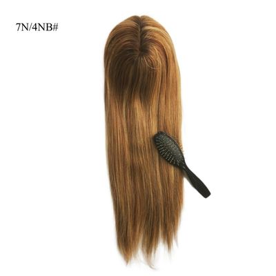 Remy Hair Mono Topper para cabello humano para mujeres de cabello delgado 0.300kg Peso bruto del paquete