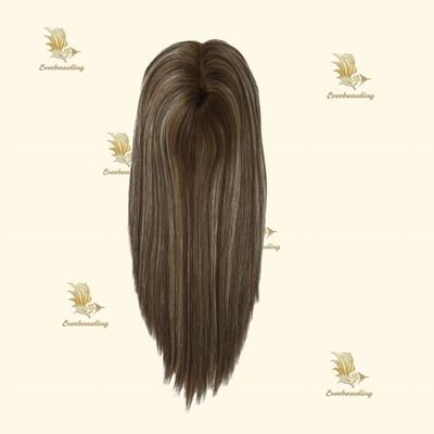 Remy Hair Topper-23007 Monofilament Topper Highlight Atado a mano 3X6.5 Base mono primera