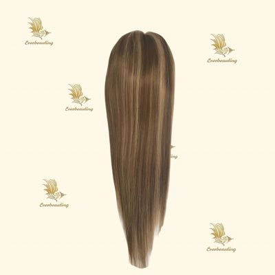 5*6.5 pulgadas Remy Topper de pelo Toupee para mujeres Destacar color Topper-240523